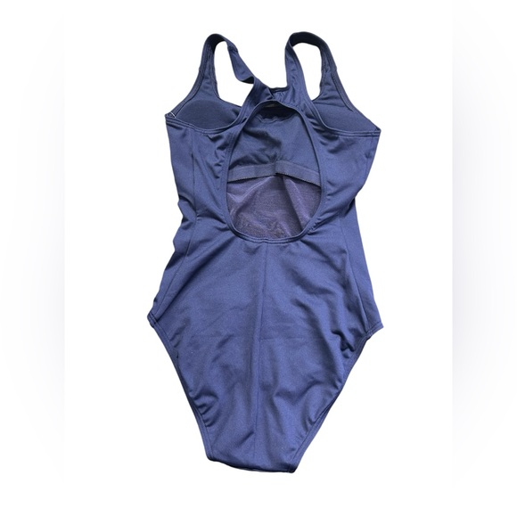 TYR womens DURAFAST ELITE navy blue solid max athletic one piece size 6 NWT - Picture 5 of 7